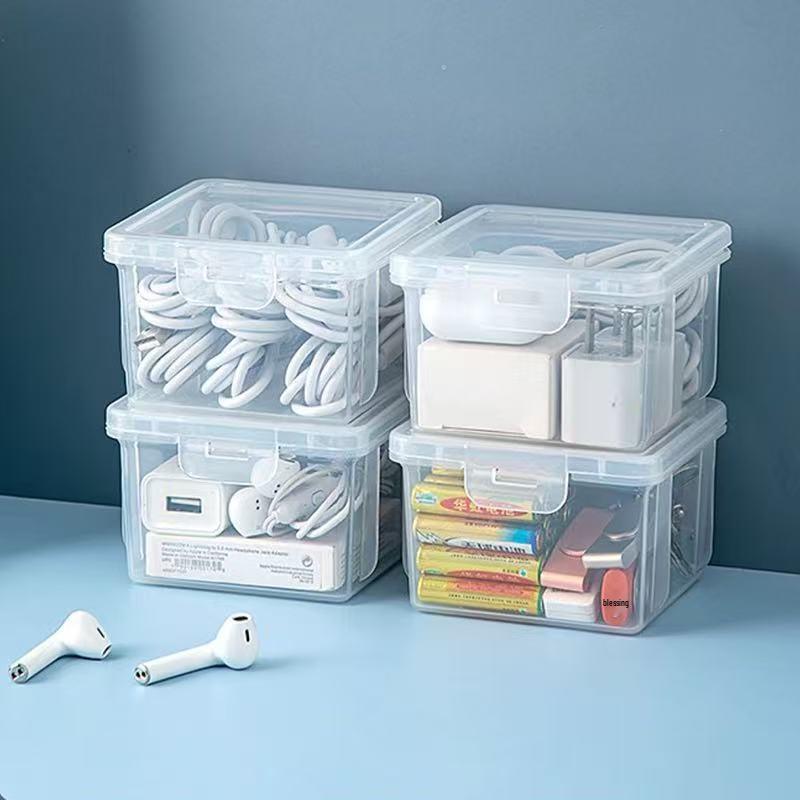 Planet Multifunctional Card & Cable Storage Box with Lid
