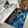 1pc B-Baldurs Gate 3 Creative Pattern Hanging Absorbent Non-Slip Floor Mat Flannel Rug Bedroom Living Room Door Mat Home Decor