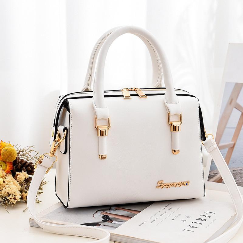 Style Pu Handbag With Embroidered Flowers For Daily Fashion And Casual Outings