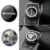 29mm Car Central Control Multimedia Button Cover Trim Knob Sticker For Mercedes Benz AMG GLC C CLA GLA W205 W211 W213 W212 W204
