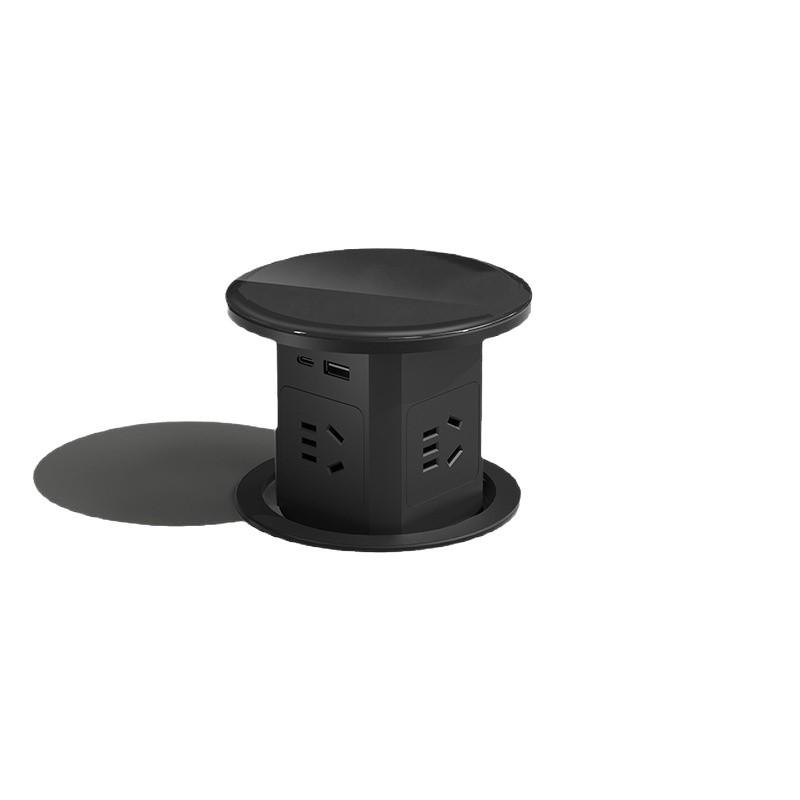 Priză verticală de alimentare wireless USB cu prize multiple, standarde SUA/Marea Britanie și suport Type-C