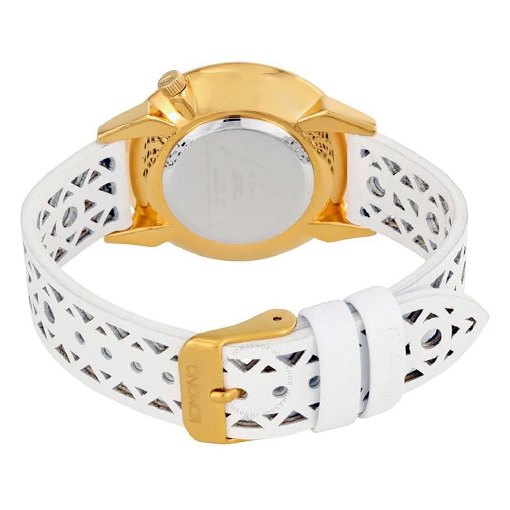 KOMONO Women's ESTELLE CUTOUT Watch in White Gold
