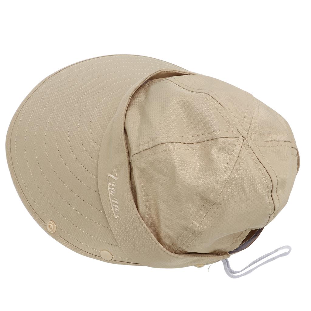 Outdoor Cycling Sun Hat Large Face Sunscreen Cover UV Fishing Hat Set