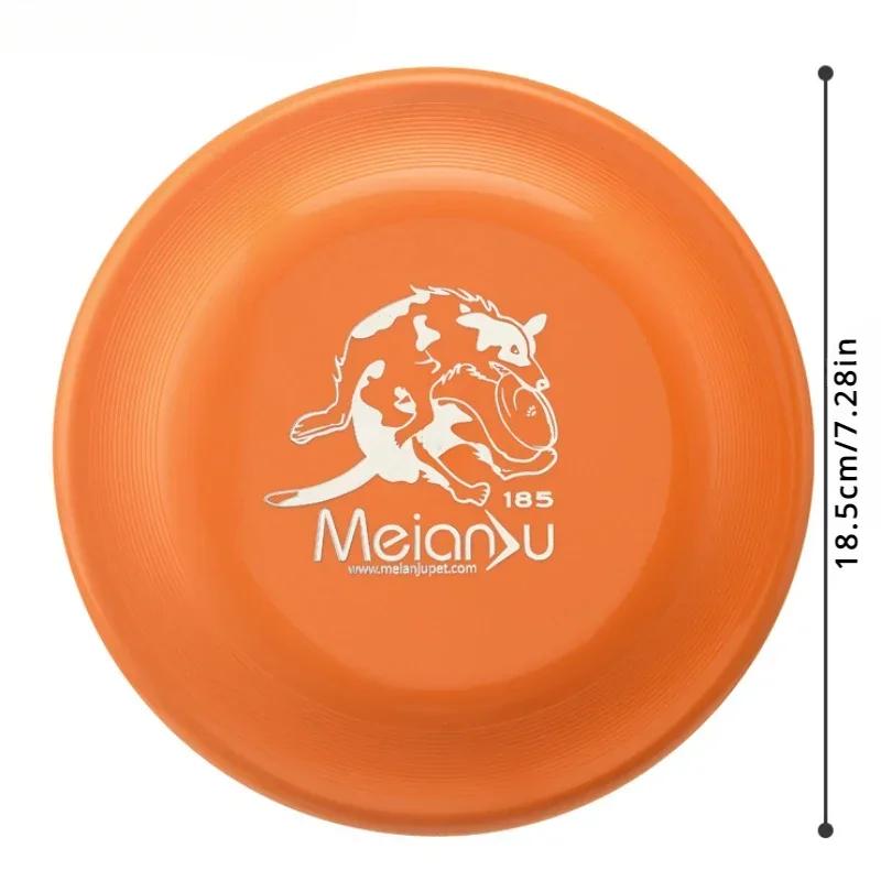 18,5 cm Fashion Pet Dog Silikonová hra Frisbeed Hračka pro psa Létající kotouče Tréninkové interaktivní hračky Potřeby pro domácí mazlíčky Létající kotouč