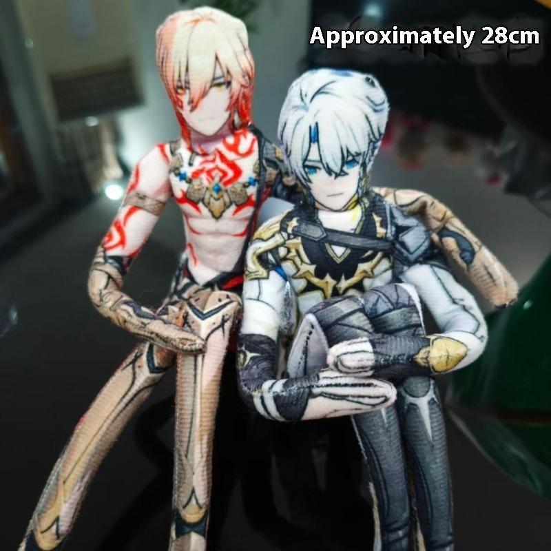 Honkai Star Rail Cosplay Plush Dolls Room Decoration Abstract Joint Twistable Plushie Props
