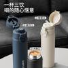 Water bottle gift thermos cup 0 high value double drinking cup simple stainless steel cup