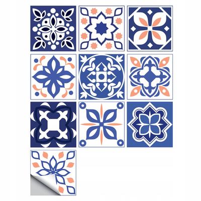 Self-adhesive PVC Patchwork Panel Tiles Set of 10 Wallpaper 20X20Cm Zm-06-028
