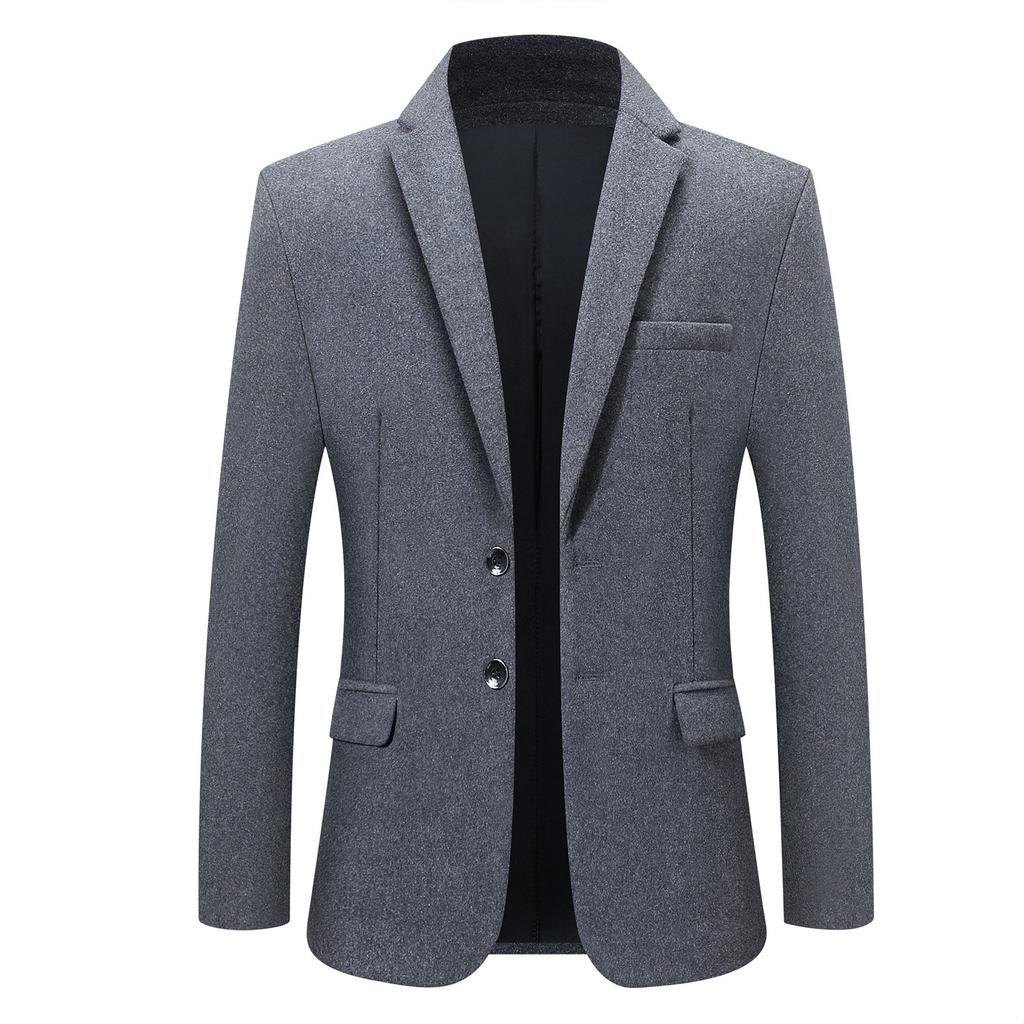 Autumn and Winter Men's Middle-aged Suit Men's Casual Thickened Suit Men's Jacket