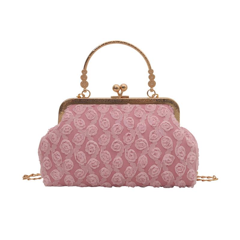 Niche High-value Bag 2025 New Women's Flower Handbag Fashionable and Simple Shoulder Bag Women's Messenger Bag Women's