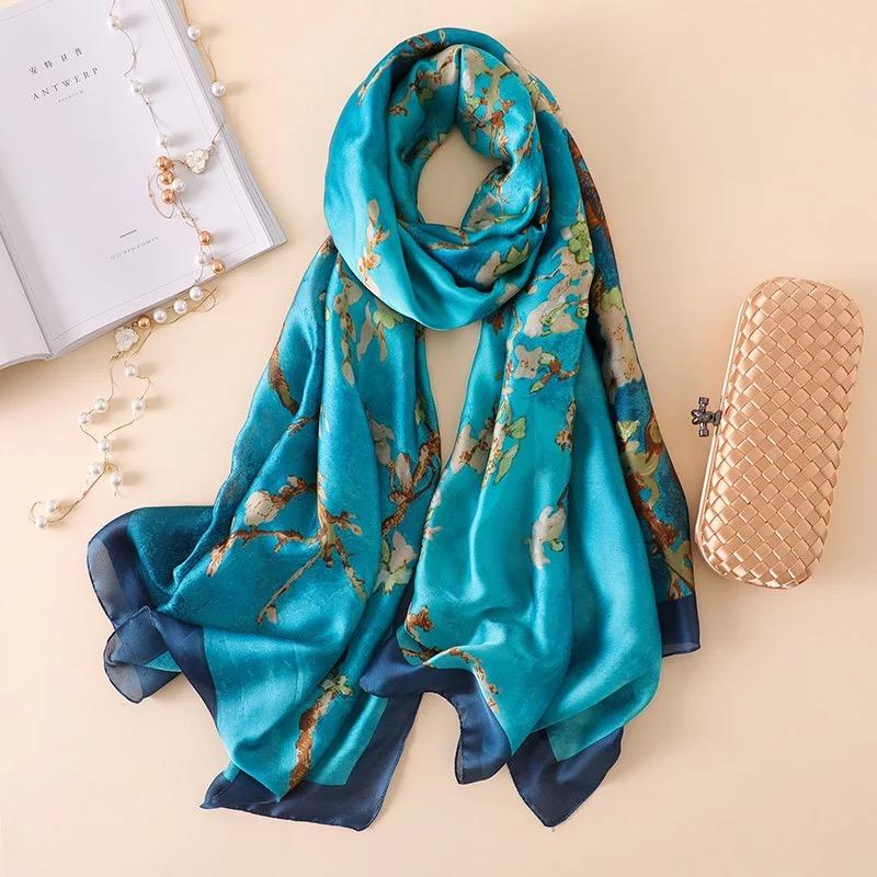 180*90cm muffler new Luxury Brand Scarf Women Shawls Wraps Spring Hijab Bufanda Foulard Female Bandana Beach Stoles Silk