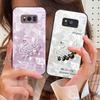 A Twinkling Little Pearl For Samsung S25 S25 Edge S25Ultra S8 9 S10 20 U Ltra S21 Pro 22 Plus S23 FE S24 Ultra Glass Phone Case