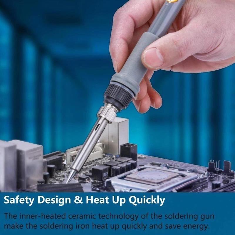 Fer à souder électrique à température réglable 60 W 220 V 110 V, outil de réparation de téléphone portable, pointe de fer à souder 900 m