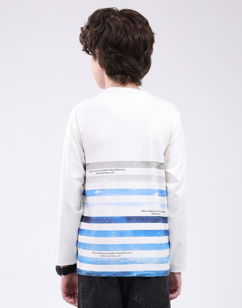 MONTE CARLO Boy's Round Neck Full Sleeve T-Shirt