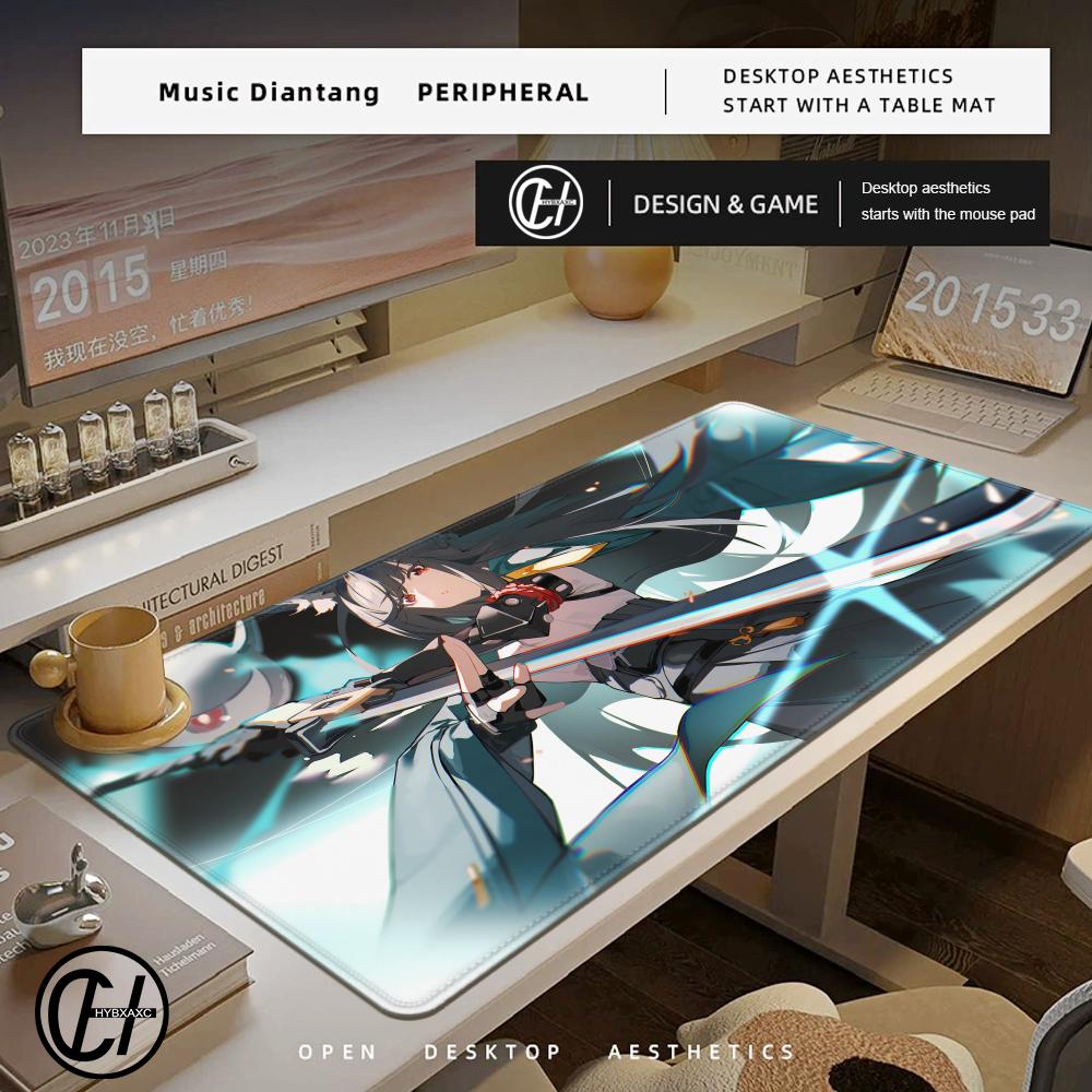 New Cute Zenless Zone Zero Mouse Mat Large Gaming Mousepad Xxl Office Gamer Mouse Pad Anime Zzz Ye Shunguang Extended Hybxaxc