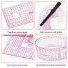 Multi-Function Sewing and Pattern Making Curve Ruler Set