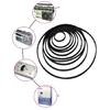 10Pcs Turntable Belt for Record Player Belt Replacement Rubber Flat Drive Belt Repair Turntable Belt 190-471mm