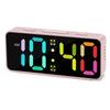 RGB Display Table Clock 12/24H Display Digital Alarm Clock Fashion Desktop Alarm Clock  Table