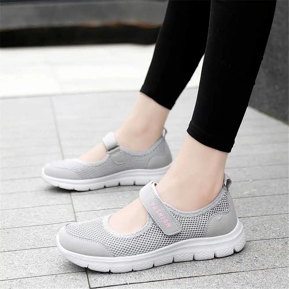 Fashion Round Nose Grey Outdoor Sneakers Woman New Shoes Shoes Women's Luxury Brand Sport Loufers Different Designer Sneakeres
