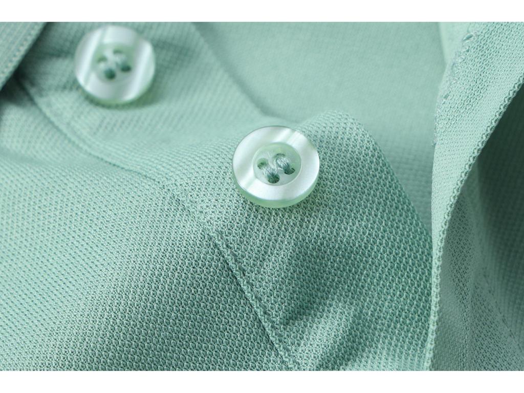 Spring/Summer Unisex Simple Short Sleeve Polo - Men's Solid Color Turn-Down Collar Sports Shirt