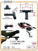 REC-MOUNTS Saddle Rail Mount Type 2 for Kodak PIXPRO 360° Action Camera [SP360] (REC-B030-KO)