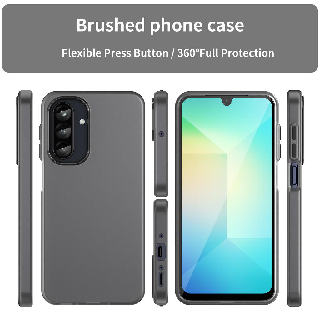 For Samsung Galaxy A26 5G Case TPU+PC Phone Back Cover Matte Translucent Design