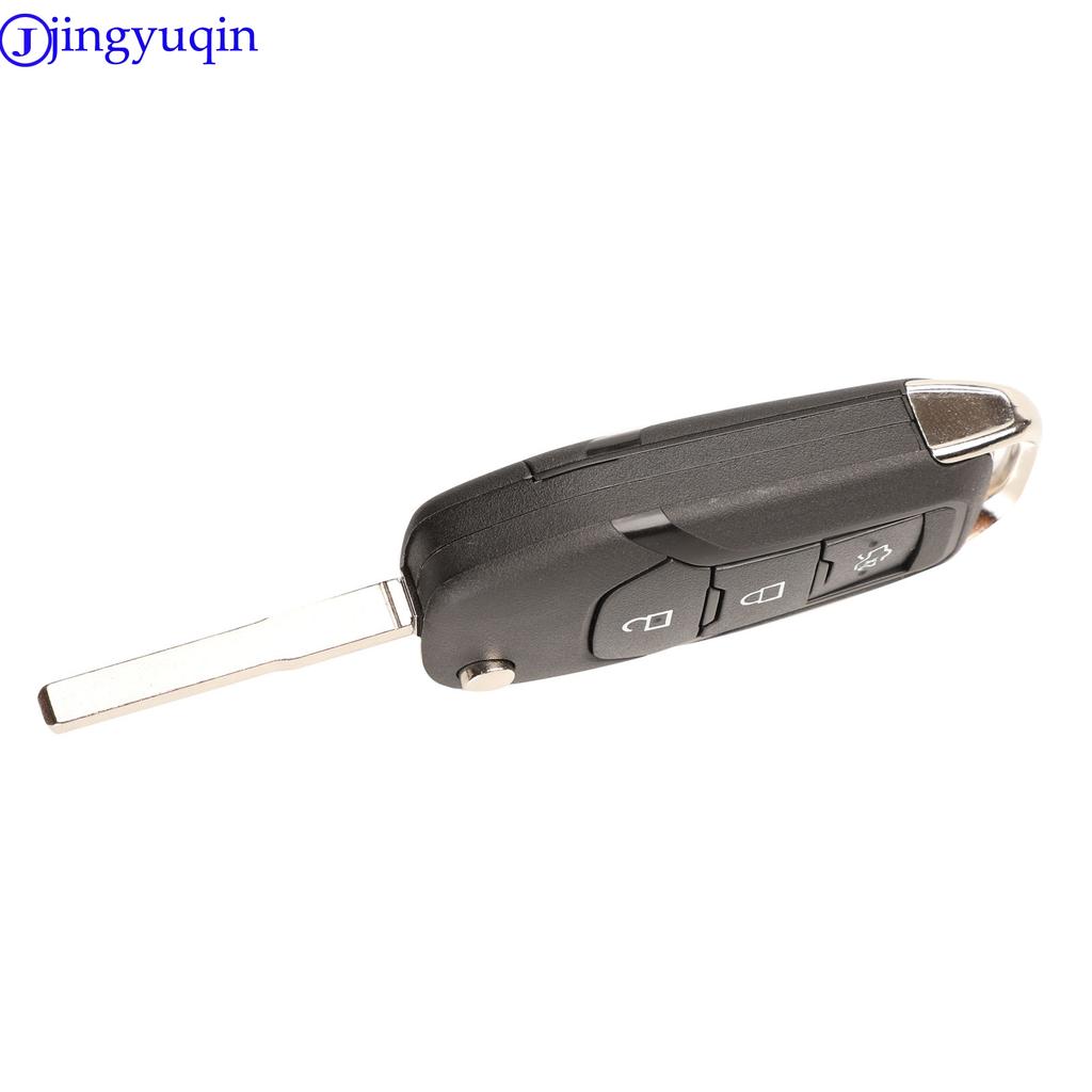 Jingyuqin Guscio Cover Chiave Auto Remota per Ford F-150 F-250 F-350 Explorer Ranger KA Fiesta Mondeo 2/3 Pulsanti