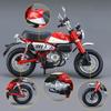1:12 Honda Monkey Motorcycle Toy Diecast Metal Model Super Sport Miniature Collection Sound & Light Gift For Boy Children
