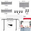 Desktop Square Arch Decoration Stand for Weddings and Parties