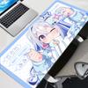Anime Gaming Mouse Pad Hololive Amane Kanata Large Desk Mat Keyboard Pad Non-Slip Gamer Accessories Carpet for PC Desk Setup
