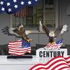 American Independence Day Simulation Big Eagle Resin Ornament Home Office Opening Decoration Crafts