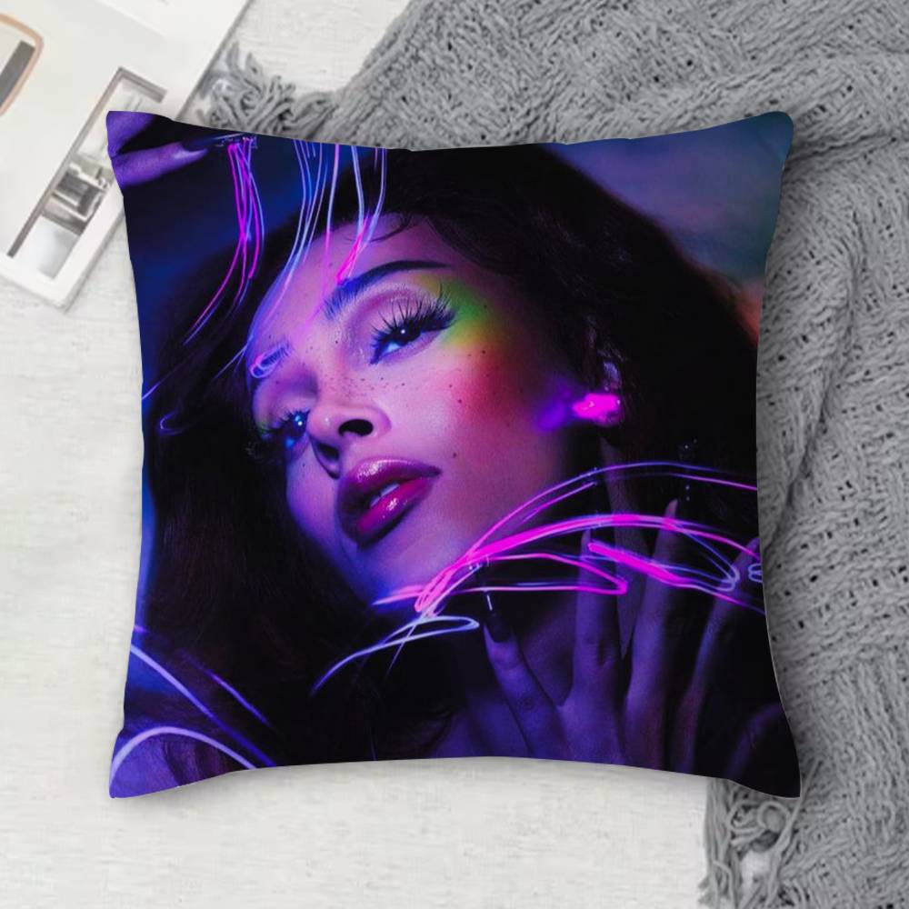 DDoja Cat Doublesided Printed Square Decorative Cushion Cover for Sofa Living Room Home Decor