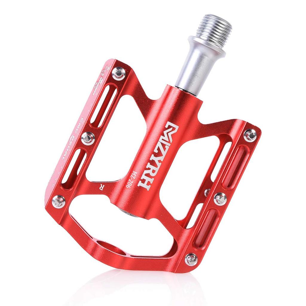 ThinkTop Bicycle Aluminum High for Road and Mountain Bikes 3-Bearing Pedals, Ultra-Lightweight, Alloy, Lubricated, 9/16" Axle, Strength, Bikes, MTBs,