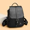 Backpack Fashionable Backpack Mom Travel Bag, Soft Leather Large-capacity Bag