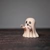 Adorable Halloween Wooden Ghost Decorations for Desk & Yard