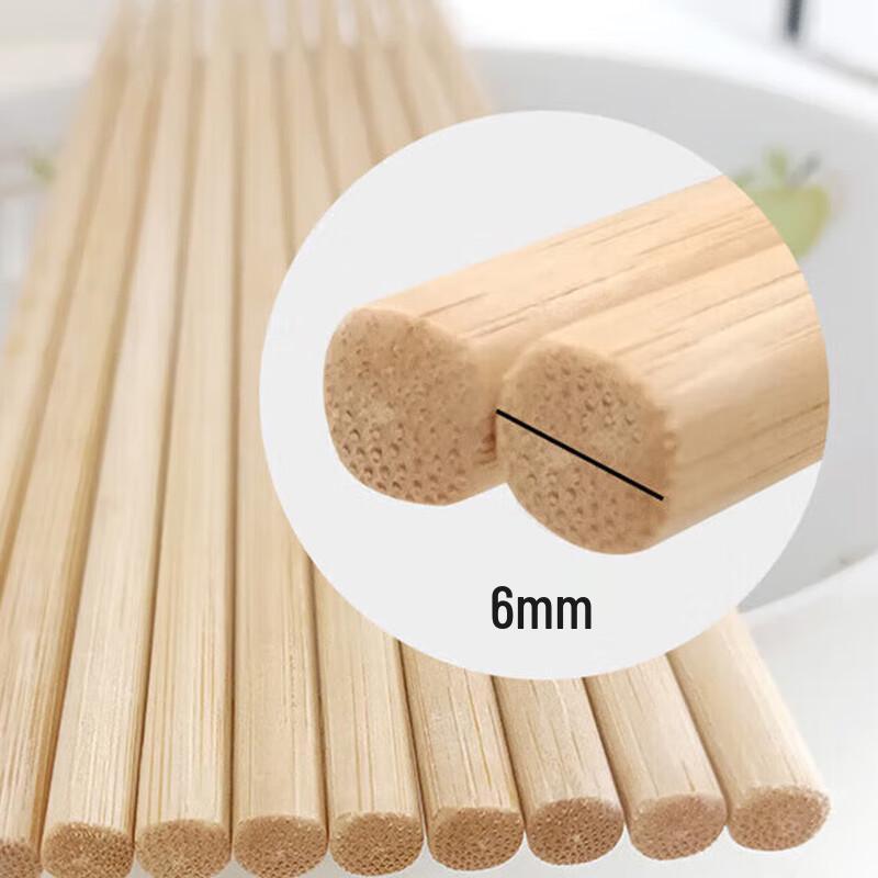 Jian Ai Life Einzeln verpackte karbonisierte Bambusstäbchen