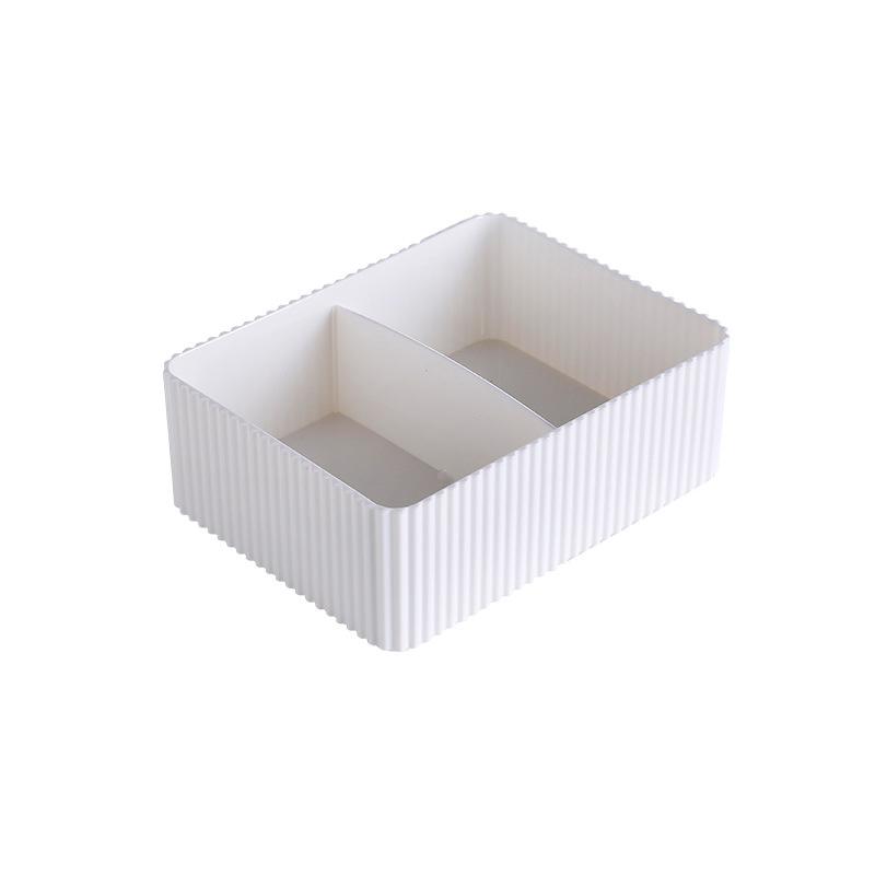 Plastic Makeup Organizer Grid Desktop Home Office Bathroom Storage Box Sundries Bin Case Cosmetic Closet Closet Organizer