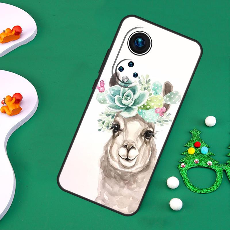 Lama Llama Alpaca Case For Honor 200 Pro X9c X9b X9a X8a X8b X7a X6a X8 X9 50 70 90 Magic 5 6 7 Lite Cover