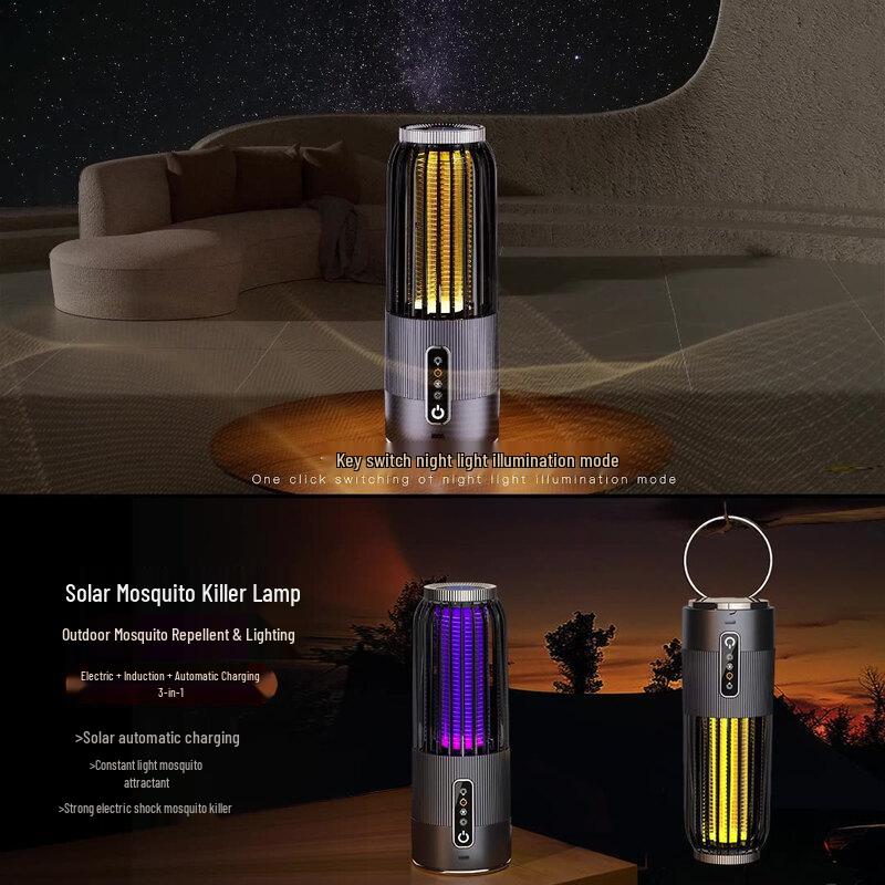 Xixun Outdoor Portable Solar & USB Mosquito Zapper & Repellent