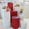 Wedding & Event Origami Dessert Display Stand - Round Foldable Columns for Cakes and Ornaments