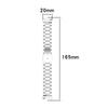 Armband für Samsung Galaxy Watch 4/5/6 40/42/43/44/45/46/47mm, Schwarz / Silber