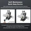 for Bambu Lab A1 Mini /A1 Hotend Kit with 0.2/0.4/0.6/0.8mm Hardened Steel Nozzle For A1 Replace Hotend Kit For Bambu A1 A2L