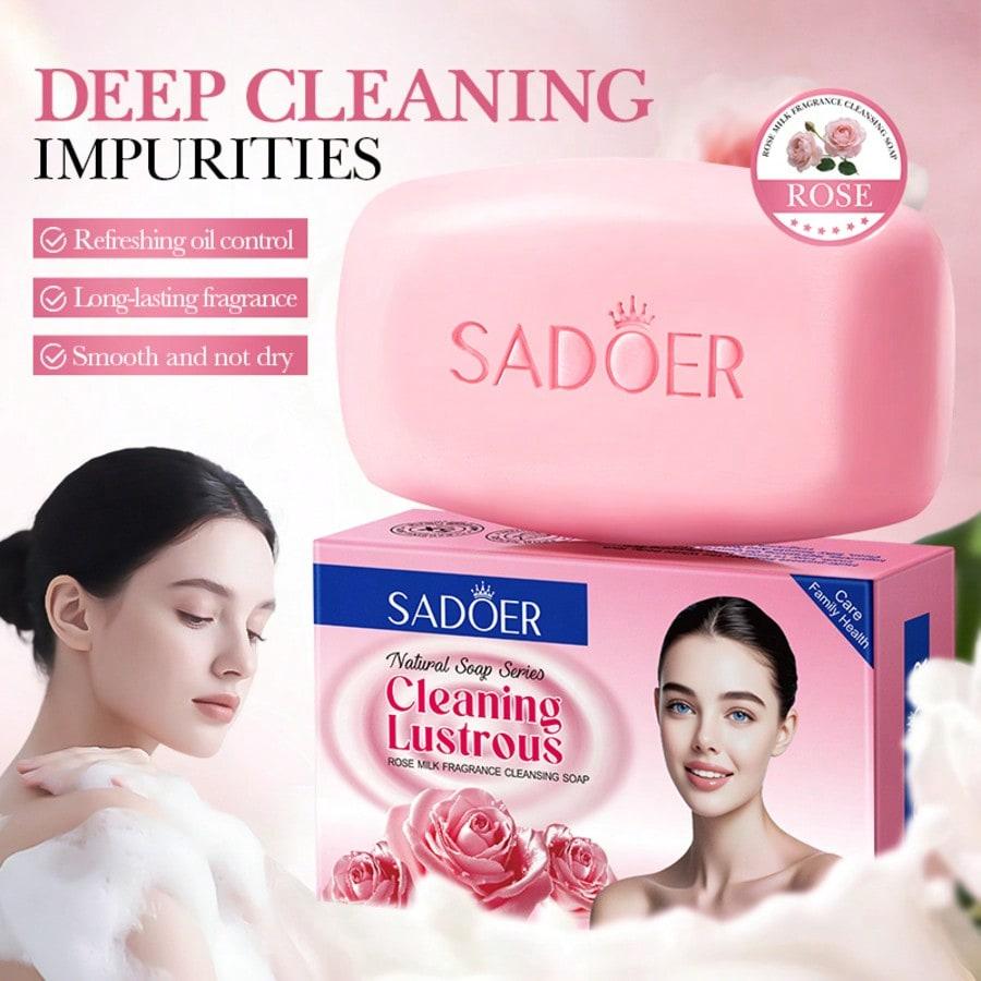 The Rose Honey Soap Deep Cleansing Face Makeup Remover Bath Smooth Non-Dry Refreshing Oil-Control