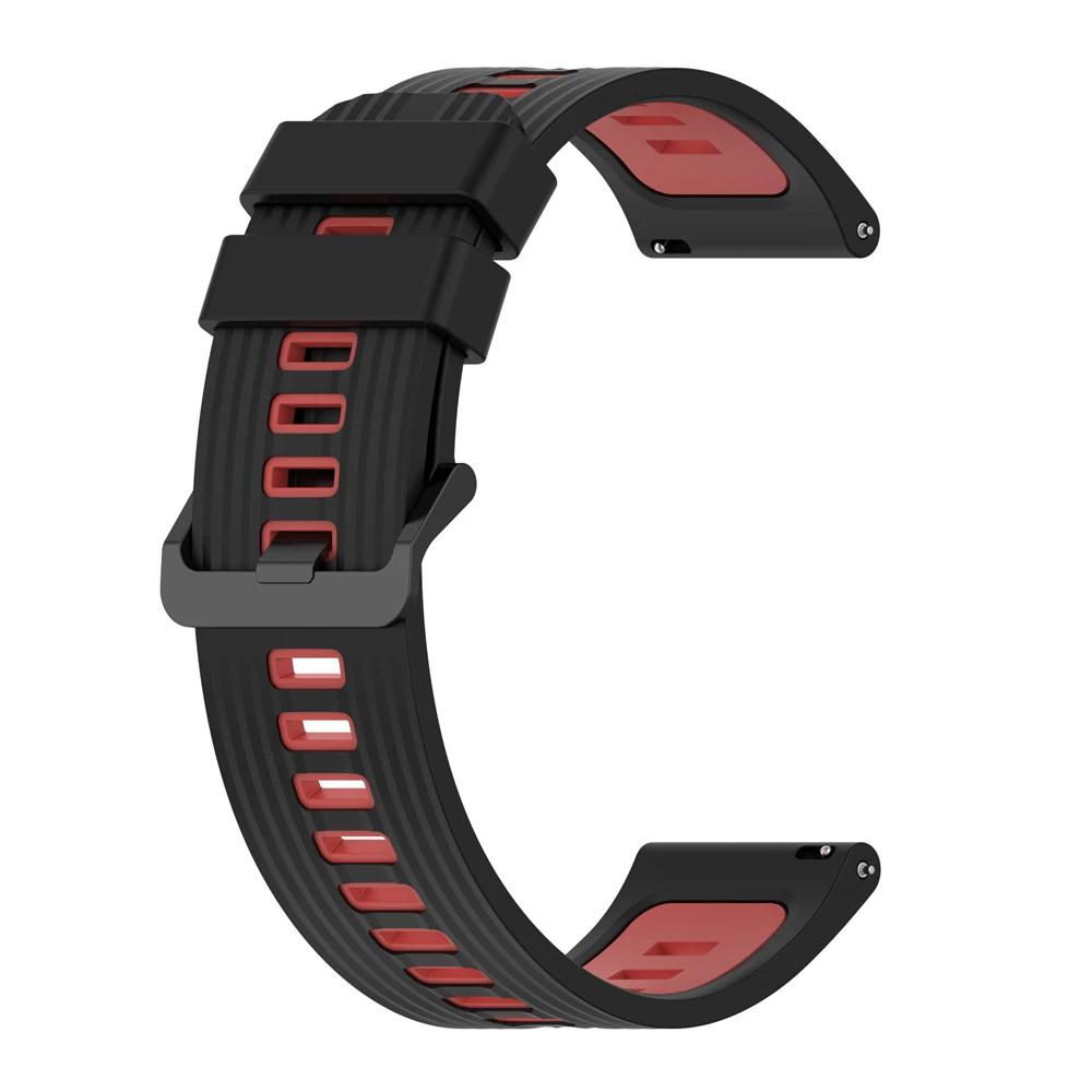 22mm Silicone Strap For HUAWEI WATCH GT Runner/GT6 Pro/GT5 46MM/GT2/3 Pro/Ultimate 1/2 For Samsung Galaxy Watch Strap Sport Smart Wristbands Bracelet