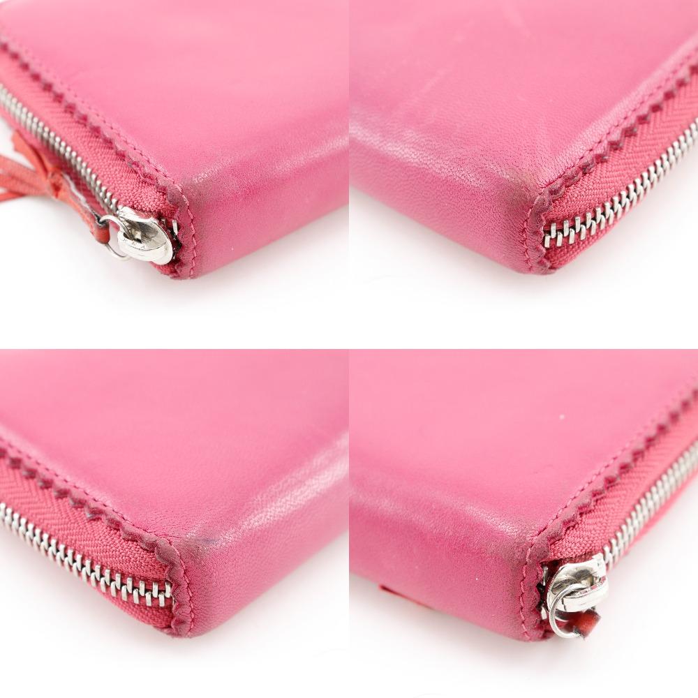 LOEWE anagram Purse pink lambskin Women Used