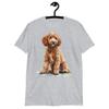 Cute Poodle Dog Graphic Short-Sleeve Unisex T-Shirt | Trendy Tee for Dog Lovers
