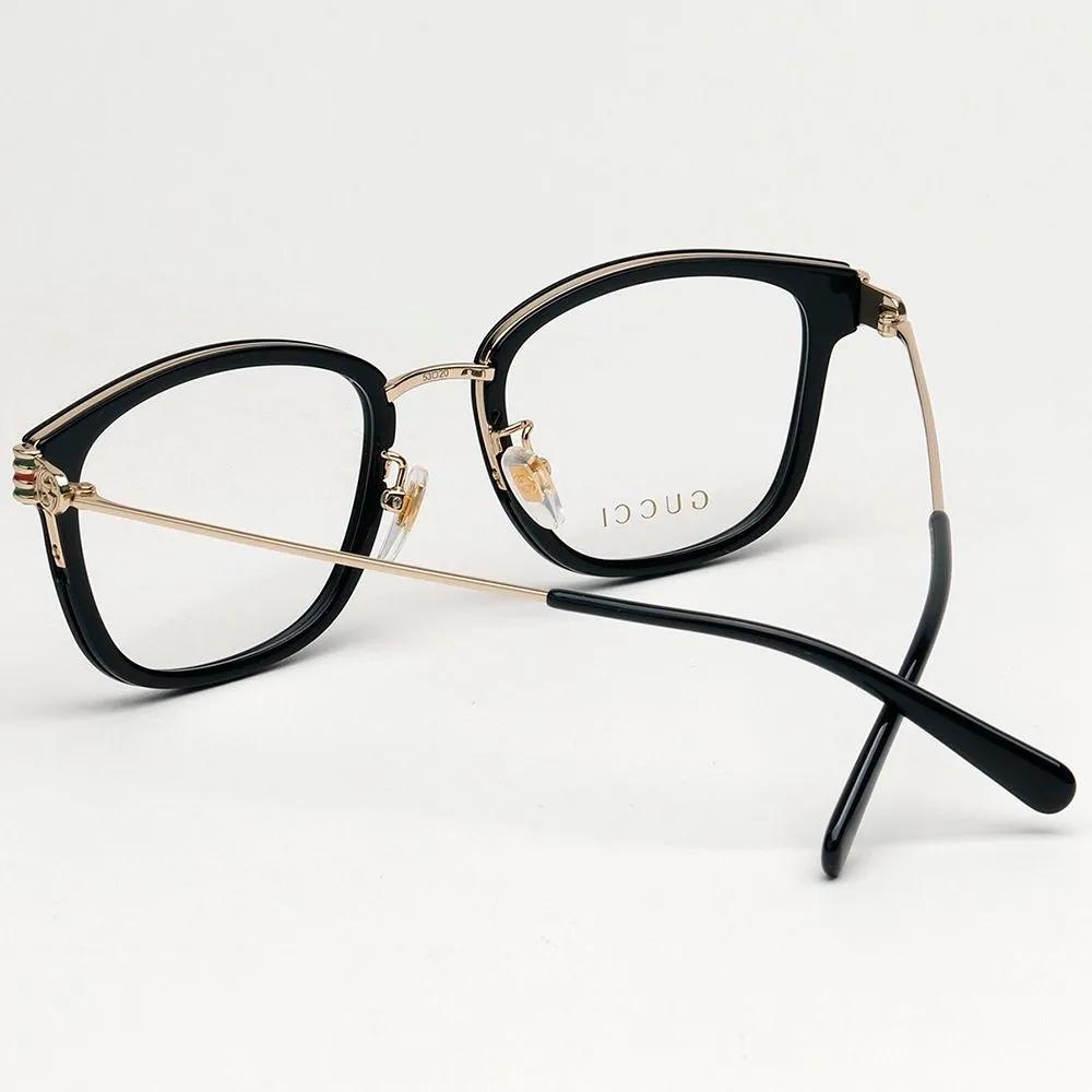 Gucci Eyeglass Frames GG1886OA 001 Soltex Glasses Women Men Fashion