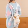 A Cute Teddy Bear Plush Toy Doll Crossbody Bag Single-shoulder Backpack Girl Gift