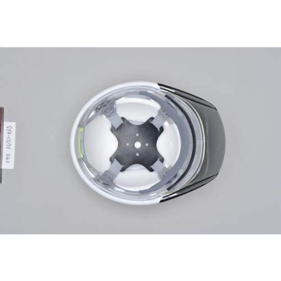 DIC Plastics Helmet Electrical transparent protective shield polystyrene liner included compatible, visor, face, SYA-CS-SFE-K9A-A-YE-S