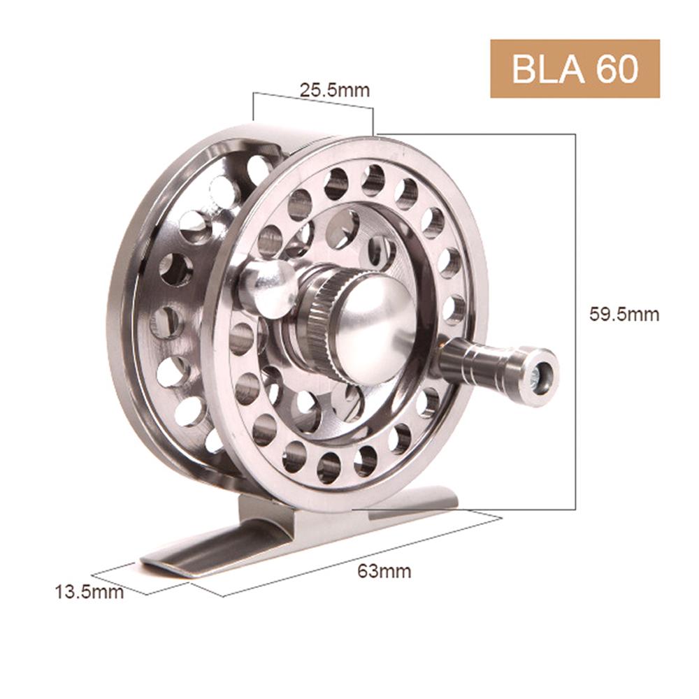 Aluminium Fly Fishing Reel 40# 50# 60# Left/Right Hand Interchangeable CNC Machine Fly Ice Fishing Wheel for Winter Fisherman 260319