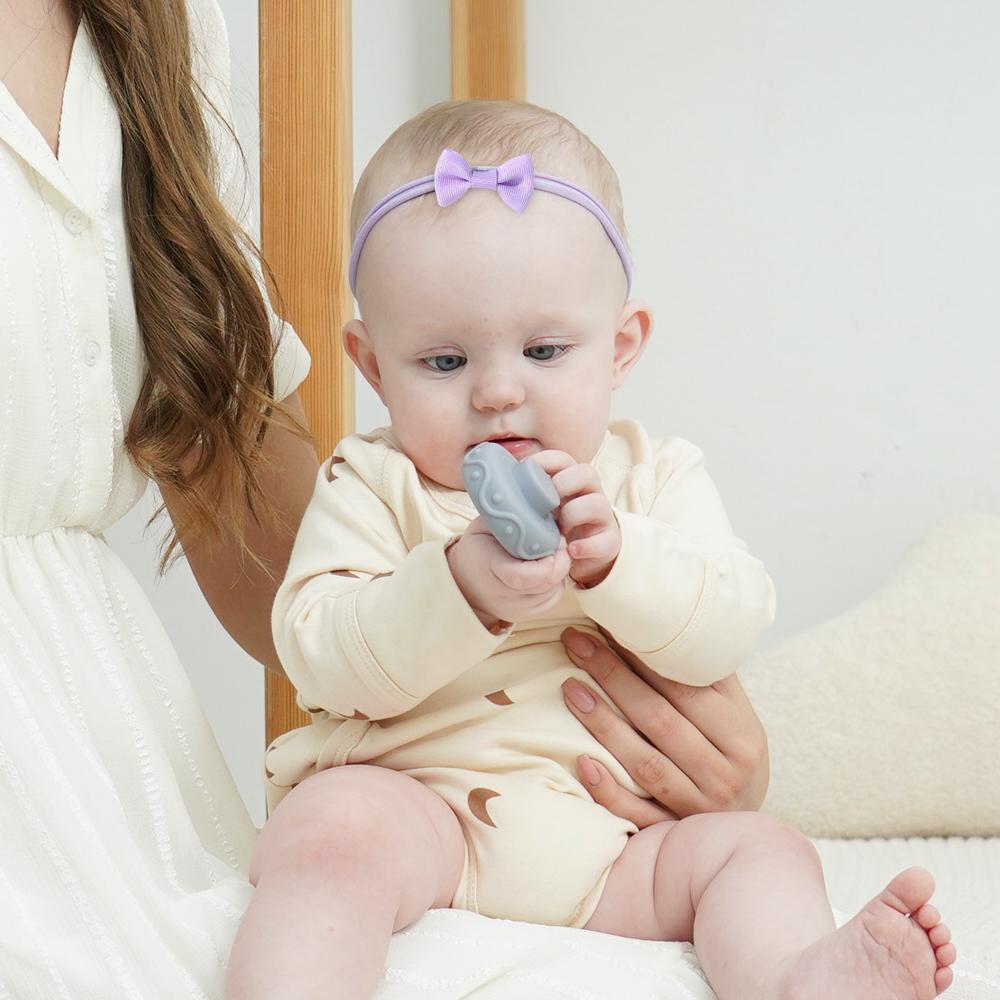 11Pcs/lot Solid Color Bowknot Headband Exquisite Mini Nylon Head Band Set Baby High Elasticity Without Damaging Hair